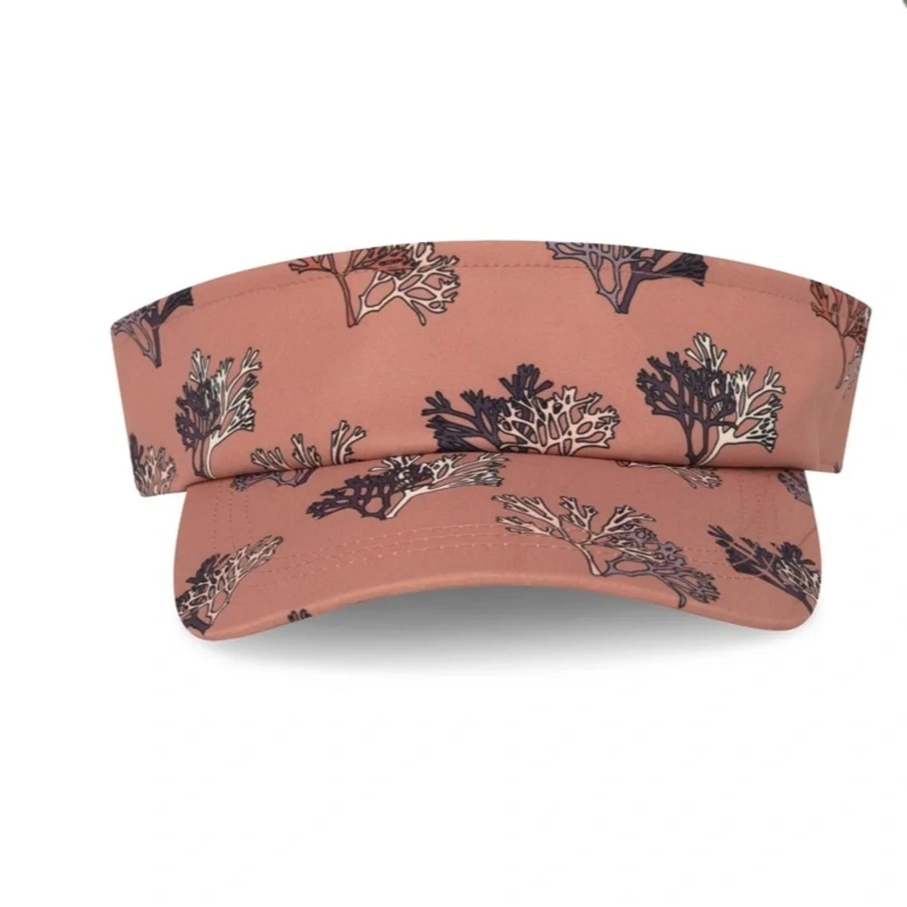 Charming Coral Kids Floral Visor